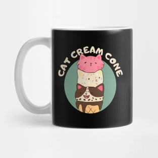 Kawaii Ice Cream Cats Mug